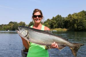 Shelley C. - King Salmon Sacramento River, SC2 Outdoors Fishing